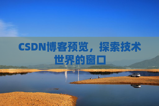 CSDN博客预览，探索技术世界的窗口